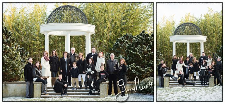 Longwood Gardens Family Portrait - Gary Nevitt Photography - Snowing - Winter - Russo-139