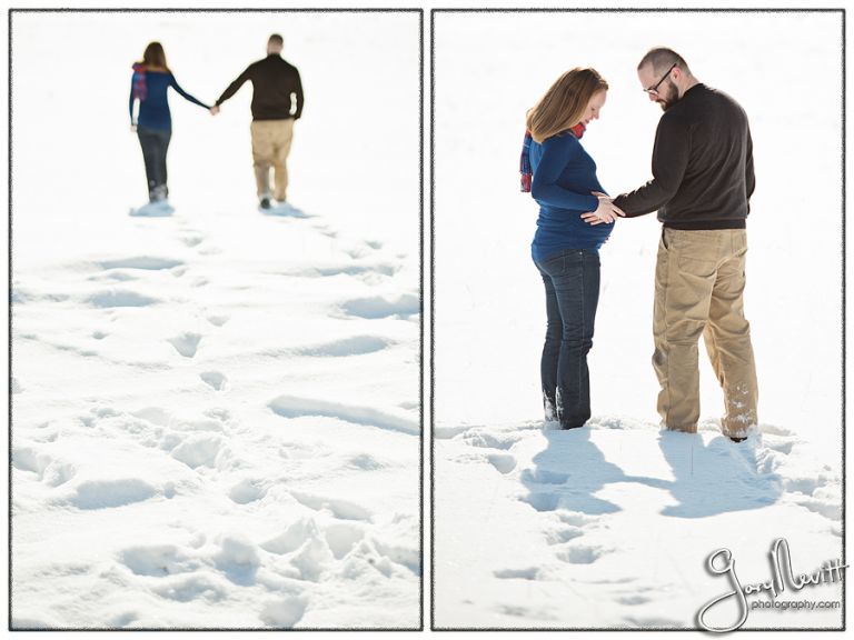Maternity Photography - Snow - Pregnancy Pictures Gary N105evitt Photography-