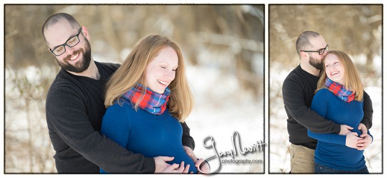 Maternity Photography - Snow - Pregnancy Pictures Gary N107evitt Photography-