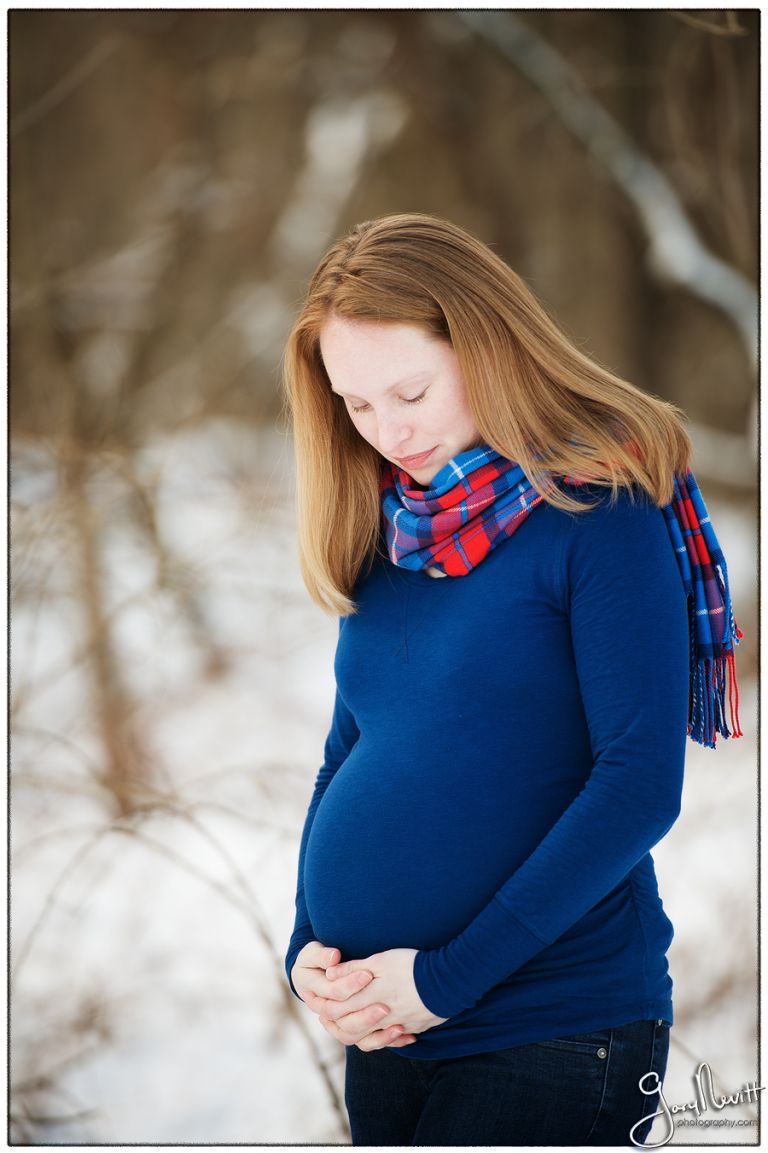 Maternity Photography - Snow - Pregnancy Pictures Gary N108evitt Photography-