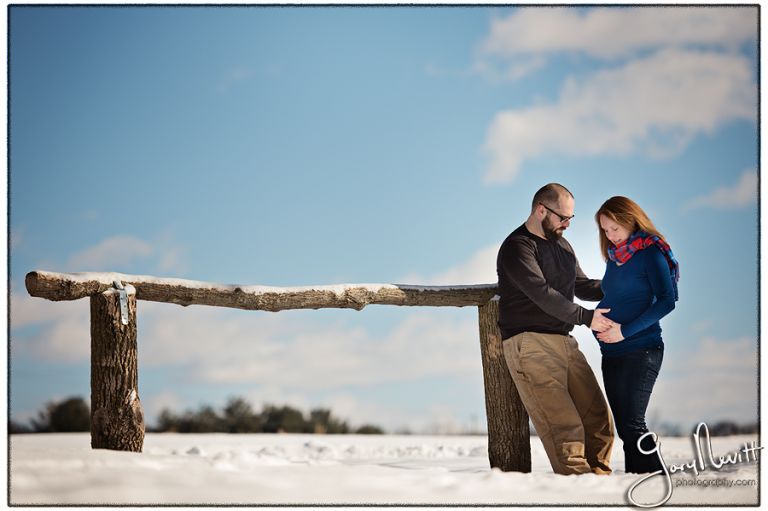 Maternity Photography - Snow - Pregnancy Pictures Gary N111evitt Photography-