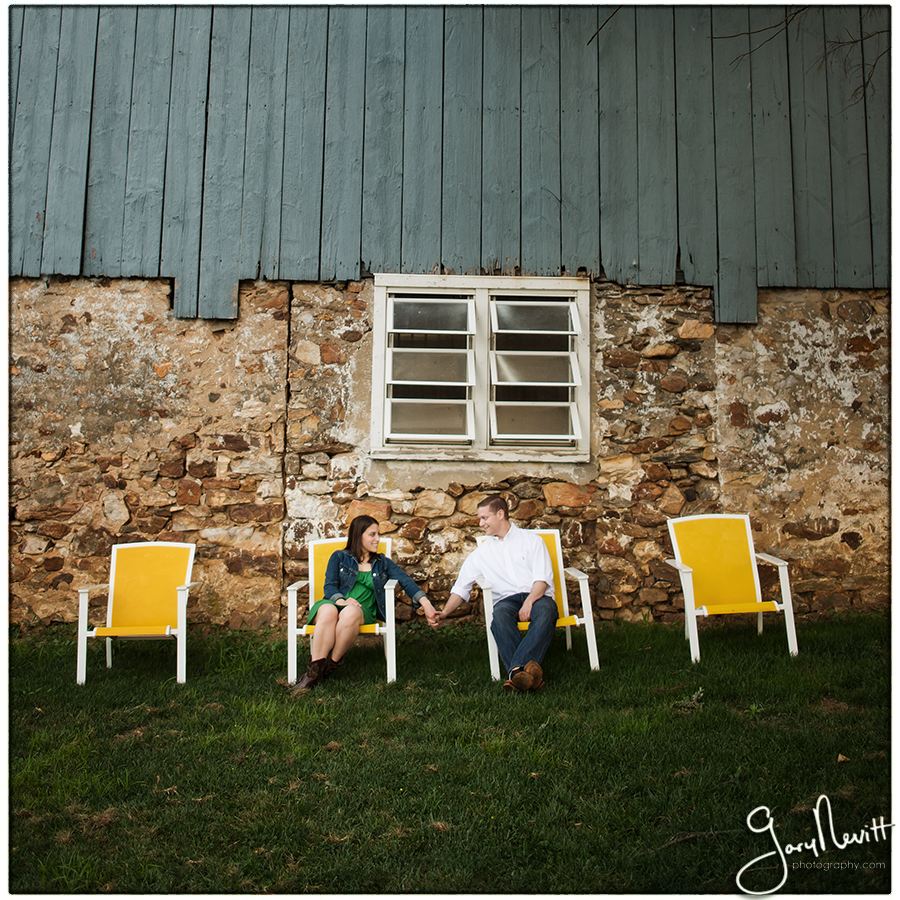 Sara + Justin Engagement Session The Stables at Fox Crossing